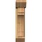 Ekena Millwork Merced Slat Rough Sawn Bracket w/ Offset Brace, Western Red Cedar, 6"W x 18"D x 26"H BKT0604X18X26MRC06RWR - alternate 2